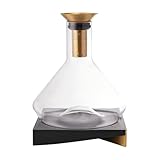 RBT Wine Decanter with Sediment Strainer and Aerator, Enhance Flavor and Clarity