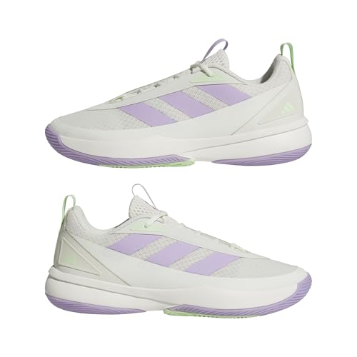 adidas Unisex Front Court Shoes, Ivory/Powder Plum/semi Green Spark, 41 1/3 EU – Ansicht 6