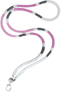 Beaded Lanyard, beaded badge holder, beaded lanyard, woman beaded lanyard, ID card holder teacher nurse lanyard african lanyard