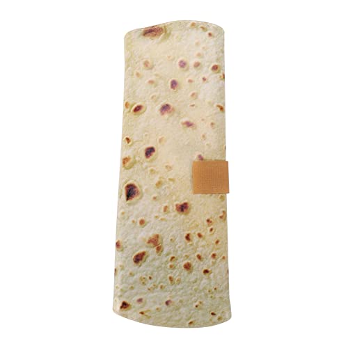 Guvkeug Almacenamiento principal cosméticos pinceles de maquillaje bolsa de almacenamiento de imitación sartén pastel pizza carta papel enrollado bolsa de recogida organizador embalaje