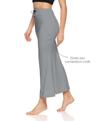 Image of Women's Saree Silhouette I Saree Shapewear Flare Petticoat for Women, Lycra Cotton Blended, Petticoat, Skirts for Women, Shape Wear Dress for Saree