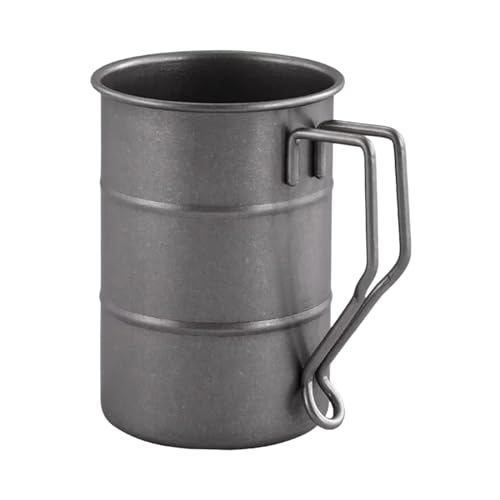 Kokiya Tea Mugs Drinking Cup Drinkware Reusable Portable Mugs Camping Cup for Home Office Kitchen Travel Backpacking Fishing