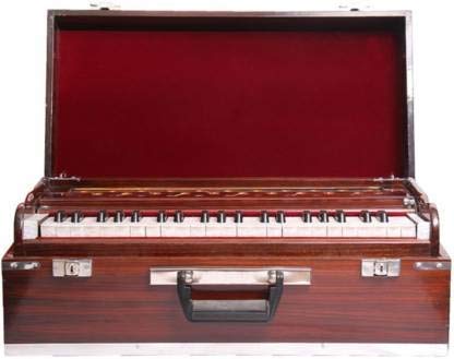SG Musical Store Folding Harmonium instrument under 10000 with carry bag 2 reed