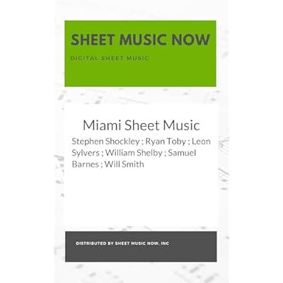Miami Sheet Music