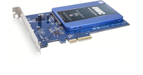 OWC Accelsior S - 2,5-Zoll-SATA-6G auf PCIe-Adapterkarte für Mac Pro (2006-2012), Mac Pro (Ende 2019 - aktuell) und PC