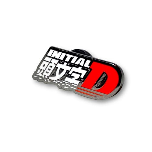 Broche AE86 Initial D en émail badge JDM pour passionnés d'automobile