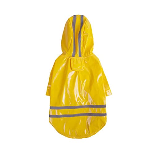 Imperméable chien XL rose UKKO veste à capuche étanche pour chiot et chat