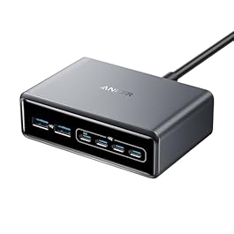 Anker Prime Charger, 200W 6-Port GaN Charging Station, USB-C PD Fast Charging Desktop Charger, Compatible with iPhone, Samsung, MacBook, Dell and More