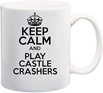 Keep Calm and Play Castle Crashers Theme 11oz White Ceramic Coffee/Tea Mug