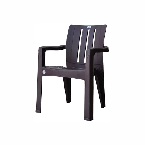 Image of VV National Minister Plastic Arm Chair - Heavy Duty Comfortable Indoor & Outdoor Chair