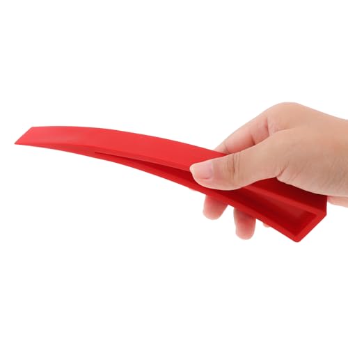 Image of 4PCS Window Curved Dent Repair Tools, Car Body Repair Plastic Wedge DIY Plastic Chisel Scraper Car Door Unlocking Kit, Red and Green Lacquer Free Dent Repair Tool