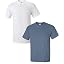 White/Heather Indigo