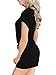 ANRABESS Women's Summer Solid Jumpsuit Casual Loose Short Sleeve Jumpsuit Rompers with Pockets Elastic Waist Playsuit Black-M BYF-33