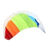 Diseño: esta moderna cometa infantil presenta un diseño con los colores del arcoíris que cautiva tanto a jóvenes como a mayores