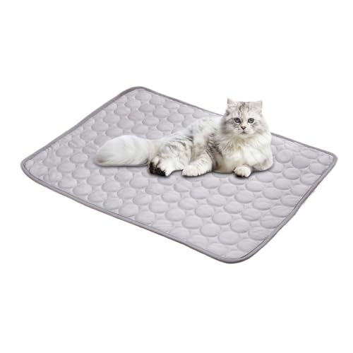 Pruojhw - Alfombrilla de refrigeración para perros, cojín de refrigeración para perros, cojín para mascotas, cama exterior de gato, lavable, colchón de sueño absorbente para sofá, caja