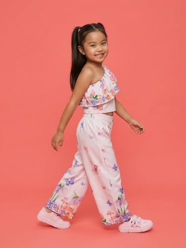 Image of Nautinati Girls Printed Top & Shorts Co-Ord Set | Age 2-10 Years