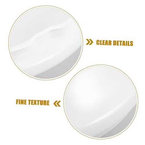 Image of Round Ceiling Light Cover Sturdy Light Fixture Shade for Versatile Home Use for Bedroom Kitchen Office and More Secure Fit and Stylish Design