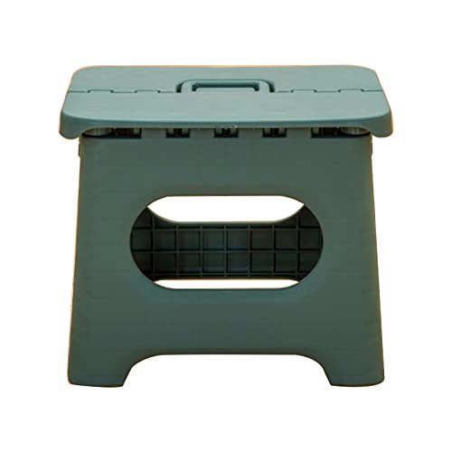 ohodhmnu Taburete plegable para el hogar, taburete plegable grueso para pesca al aire libre, taburete portátil para niños y adultos