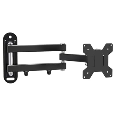 suptek TV Wall Mount Bracket Monitor arm TV Wall Mount Bracket Display arm Monitor Mount for 13-30" Adjustable up/Down, Left/Right Angle, 28.66lbs Load Capacity VESA75-100mm MA2776