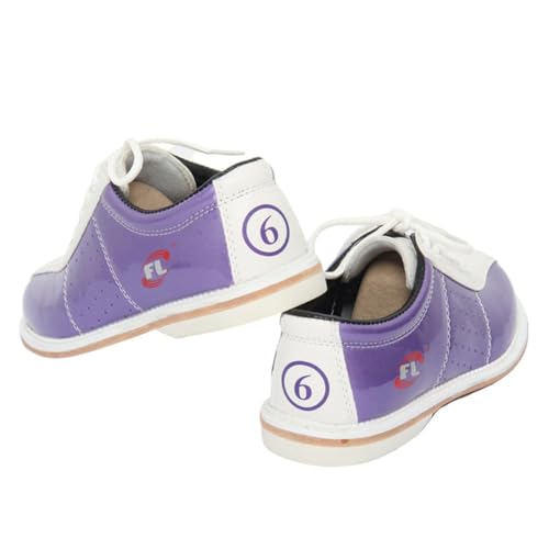 Mens Indoor Bowling Shoes, Comfort Casual Fashion Bowlers Sneakers Lace-Up Sneaker Athletic Trainer4