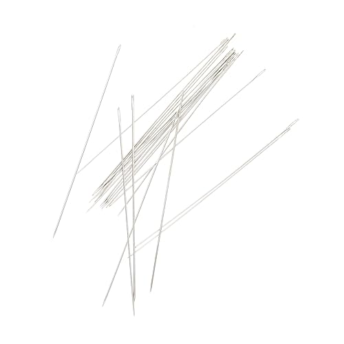 HOODANCOS 20Pcs Beading Needles Superfine Jewelry Making Tools for Threading Beads Durable and Sturdy for DIY Crafts and Accessories for Beadwork and Creative Projects