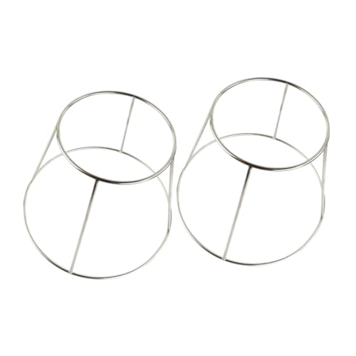 Garneck Double Layer Seafood Platter Stand Restaurant Accessory Stainless Steel Food Holders Platter Stand