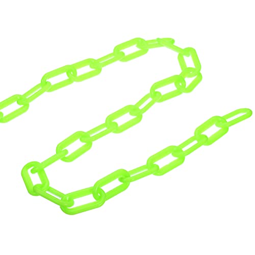Chaîne plastique de sécurité verte 8mm pour barrière de balisage - 5
