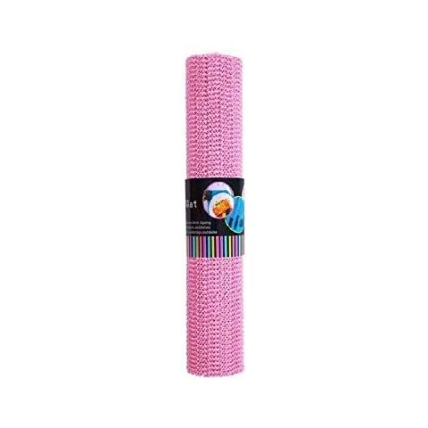 Multipurpose Large Non-Slip Mat,150 x 30 cm Anti-Slip Gripper Roll, Waterproof Non-Slip Liner Mat for Rug Gripper Car Roof Rack, Home & Office (Pink) Cover