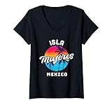 Photo Gallery donna isla mujeres messico spiaggia tramonto estate vintage souvenir maglietta con collo a v Photo Gallery donna isla mujeres messico spiaggia tramonto estate vintage souvenir maglietta con collo a v
