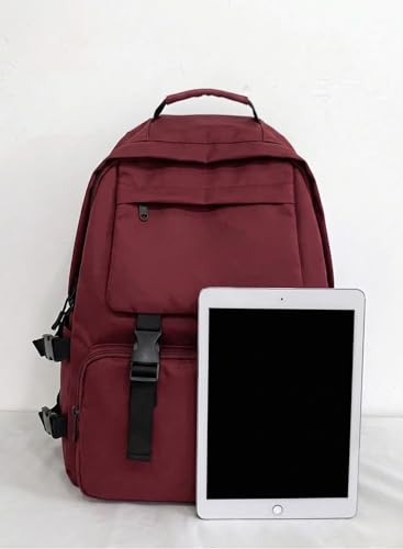 Image of Glowic Spacious Backpack with Compartments for 15-Inch Laptop, Books, Headphones, Phone, Wallet, and Water Bottle - Ideal for Daily Use