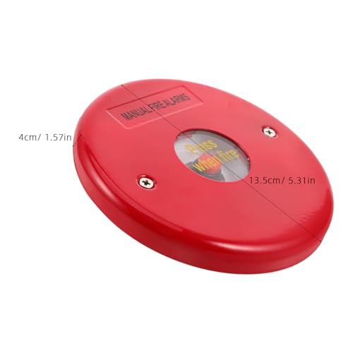 Botón interruptor de alarma de incendio en acero inoxidable rojo de activación fácil 3