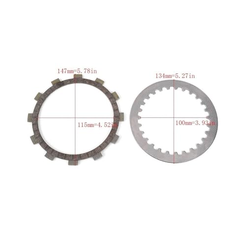 Kit d'embrayage de rechange compatible référence OEM 3J2-16324-00 - 2