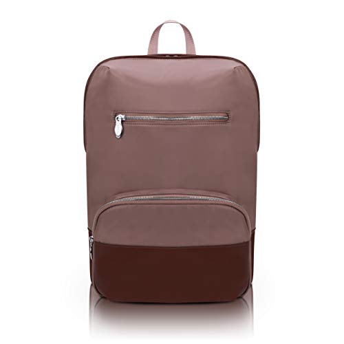 Holiday Deals 🛒 McKlein, N Series, Brooklyn, Nano Tech-Light Nylon with Leather Trim, Nylon Contour Backpack, Khaki (18594) Best Cyber Deals 🔥 McKlein, N Series, Brooklyn, Nano Tech-Light Nylon with Leather Trim, Nylon Contour Backpack, Khaki (18594)