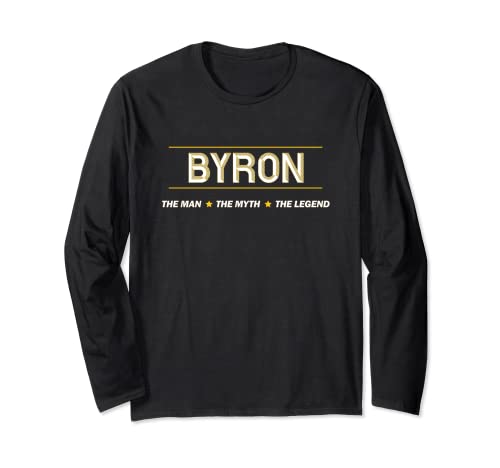 BYRON - the Man the Myth the LEGEND | Mythos Legende Name - Langarmshirt