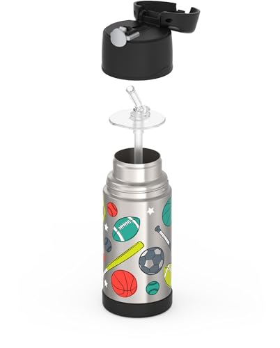 Image of THERMOS FUNTAINER Water Bottle with Straw, 12oz, Sports