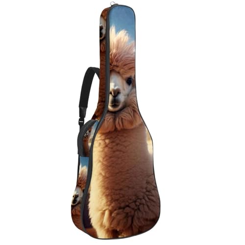 Sac pour guitare acoustique imperméable avec couche de protection antichoc