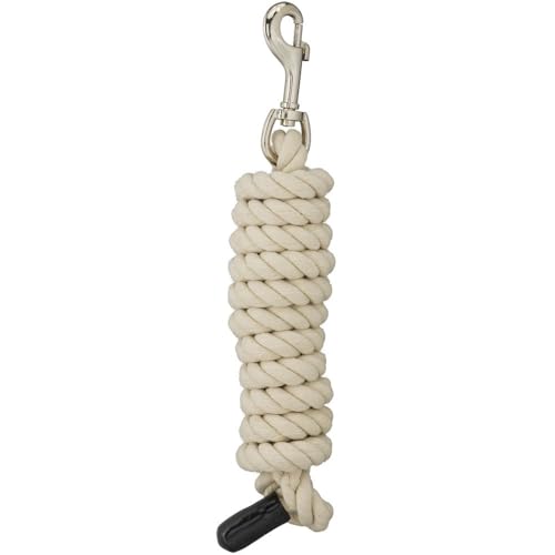 Tough1 6ft Cotton Lead with Bolt Snap - Cream