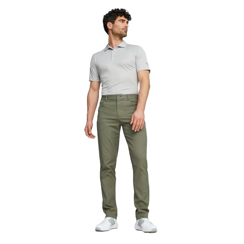 Image of PUMA Mens Dealer 5 Pocket Pants Casual - Blue