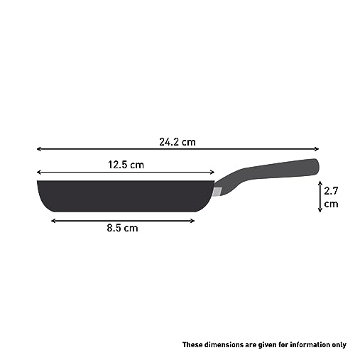 Tefal Ideal Mini One Egg Wonder Non-Stick Frying Pan, 12 cm, All Hobs Compatible Except Induction, Black, B5810042 - Image 4