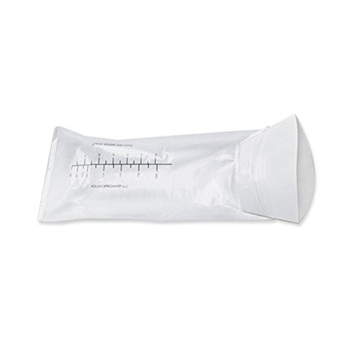 Image of PDC Healthcare EBG001 Clear Plastic Hospital Emesis Bag, 3 mil, Printed Graduations, 36 oz (Pack of 500)