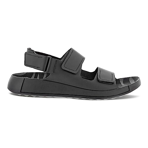 Image of ECCO Cosmo Men's Leather Flat Strap Sandals