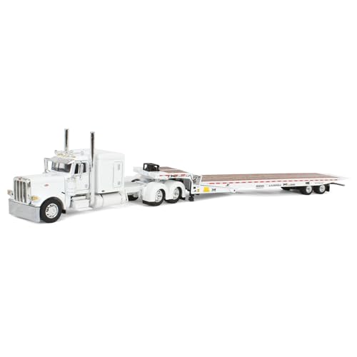 Peterbilt 389 blanc First Gear avec remorque Landoll, le cadeau idéal 1/64