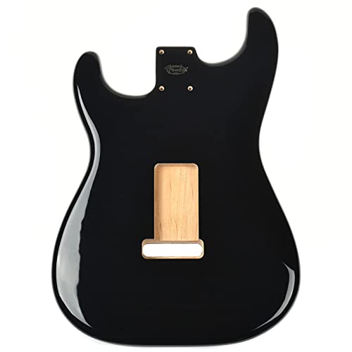 Fender Alder Stratocaster Body - Vintage Bridge Routing - Black #TOP1