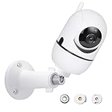 FFSTARYM Adjustable Baby Monitor Mount for HelloBaby HB40/HB65/HB65TX/HB6550/HB6550 Pro/HB66/HB66 Pro/HB6339/HB6081/ANMEATE SM935E, Standard 1/4 Threaded Rods, Two Types of Mounting (Glued/Screwed)