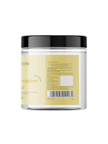 Image of Tattvalogy Pure Cucumber Gel | Natural Extract of Cucumber | Enriched with Vitamin E | Reduces Acne, Scars, Wrinkles, Dark Circles & Moisturizes Skin | Chemical Free | In Plastic Jar - 150 Gm