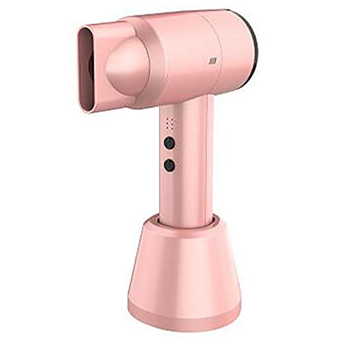 Wiederaufladbarer Kabelloser Fön Reise-Haartrockner Haartrockner Cordless Tragbarer Für Geburtstage, Neujahr Weihnachten Valentinstag,Rosa