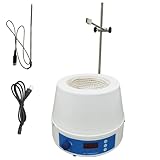 JARYANNIX 110V Laboratory Heating Mantle Electric Magnetic Stirrer Mantle 1000ml Digital Display Thermostatic Magnetic Stirring Heating Sleeve Temperature Control for Chemical Lab Industrial Use 350W