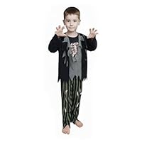 A2Z 4 Kids Déguisement de pirate zombie pour garçons et filles - Costume de pirate zombie 9-11