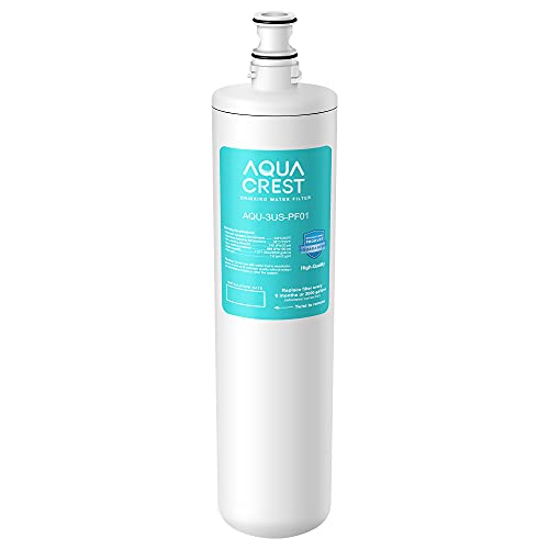 AQUACREST 3US-PF01 Under Sink Water Filter, NSF 42 Certified Replacement for Advanced 3US-PF01, 3US-MAX-F01H, 3US-PF01H, Delta RP78702, Manitowoc K-00337, K-00338 Water Filter (Pack of 1)