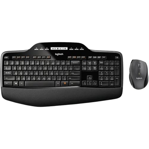 Logitech 920002416 MK710 Wireless Desktop Set, Keyboard/Mouse, USB, Black (LOG920002416)
